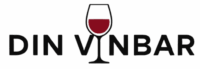 DinVinBar - logo hvid